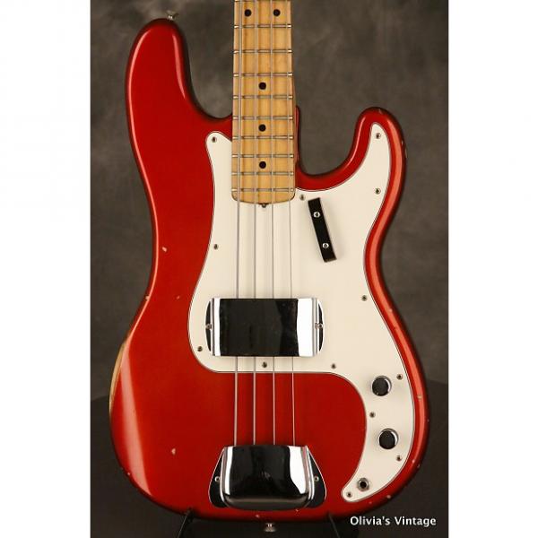 Custom Fender PRECISION P-Bass custom color 1972 Candy Apple Red #1 image