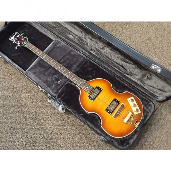 Custom Epiphone Viola Bass VS 2014 OPEN BOX Vintage Sunburst with HardCase #1 image