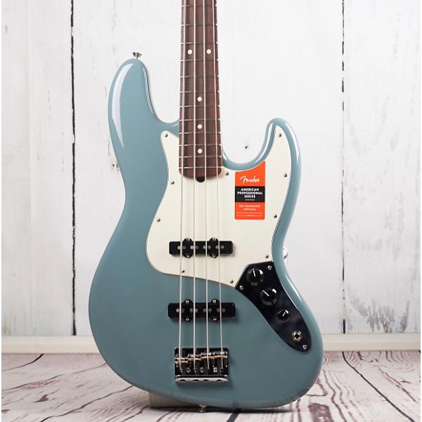 Custom Fender American Pro Jazz Bass RW Fret Board 2016 Sonic Grey #1 image