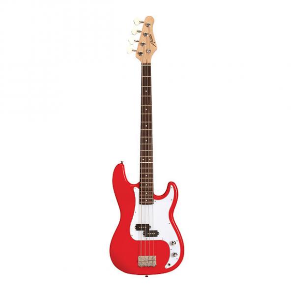 Custom Austin APB200RD Double Cutaway Red Bass Guitar #1 image