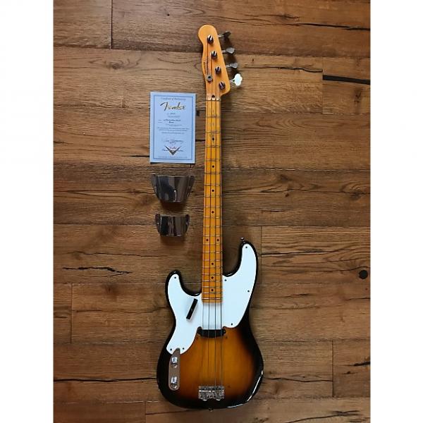 Custom Fender Limited Edition 1955 Relic Precission Bass Left Handed 2015 Two Colour Sunburst #1 image