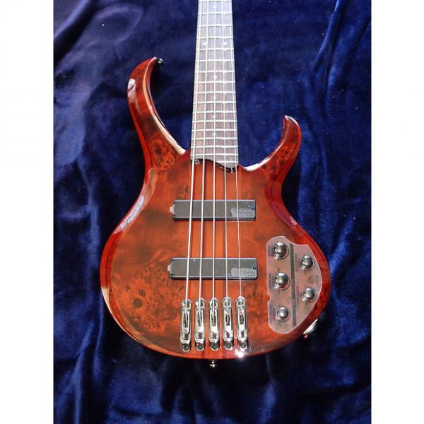 Custom Ibanez BTB775 2012 Crimson Red 5 String Bass Guitar Bartolini #1 image