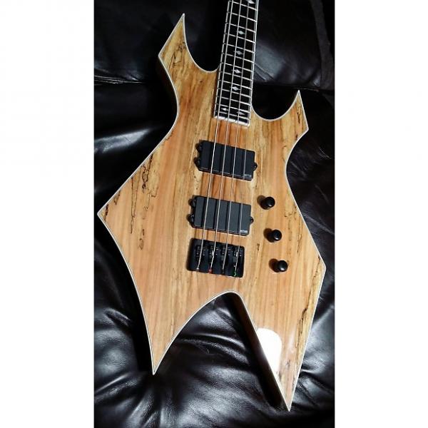 Custom BC Rich Paolo Gregoletto Warlock Neckthru 2015 Spalted Maple Gloss #1 image