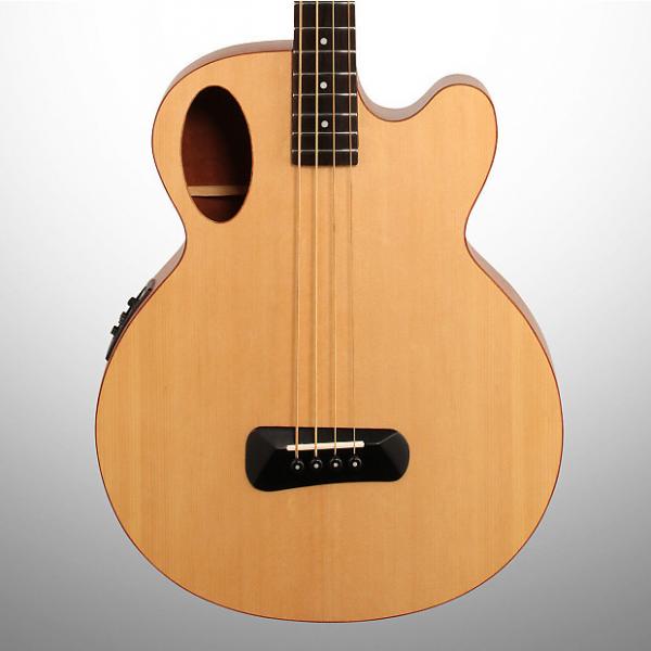 Custom Spector Timbre Acoustic-Electric Bass, Natural (with Gig Bag) #1 image