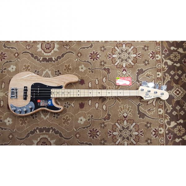 Custom 2016 Fender American Elite Precision Bass Ash Natural with Case and Professional Setup! #1 image