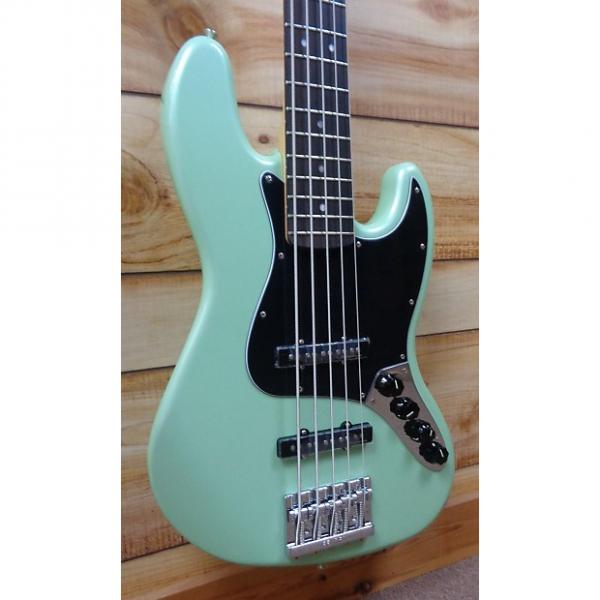 Custom New Fender® Deluxe Active Jazz Bass® V Rosewood Fingerboard Surf Pearl w/Gigbag #1 image