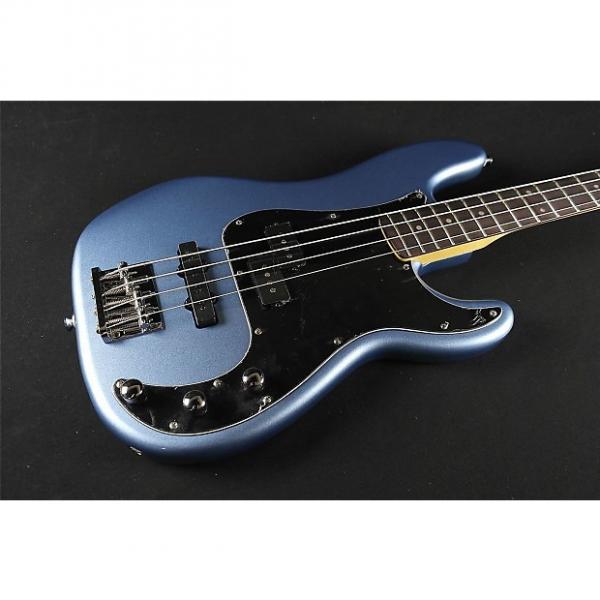 Custom Squier by Fender Vintage Modified Precision Bass PJ - Lake Placid Blue (168) #1 image