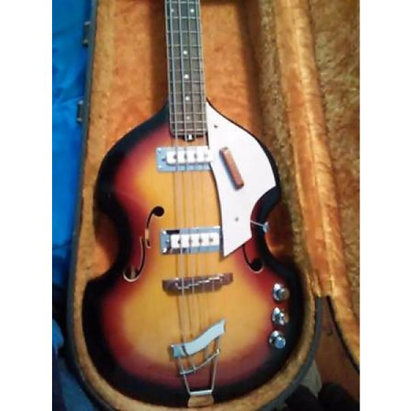 Custom Vox V-250 4-String Electric Violin Bass Guitar 1965 #1 image