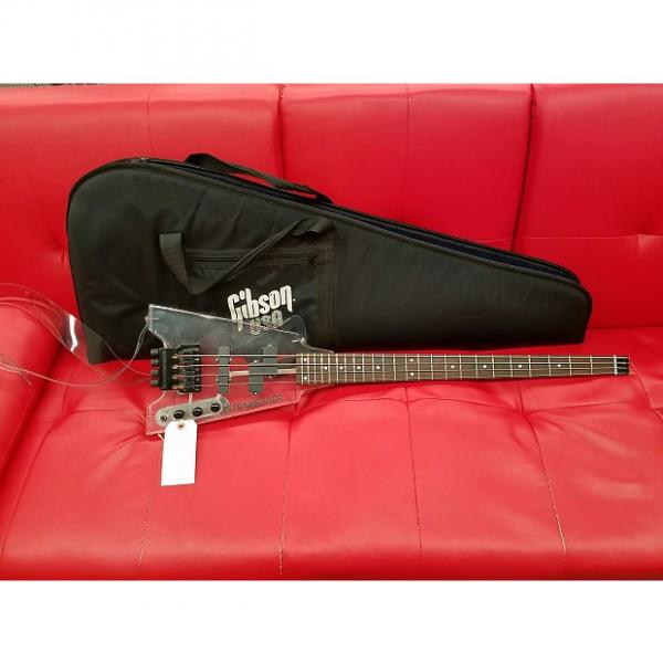 Custom Steinberger Replica Acrylic Headless Bass Guitar with Bag and Clear Guitar Strap #1 image