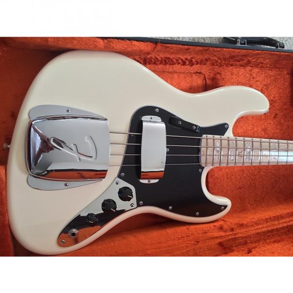 Custom Fender American Vintage '74 Jazz Bass 2015 Olympic White w/ Maple Fretboard #1 image
