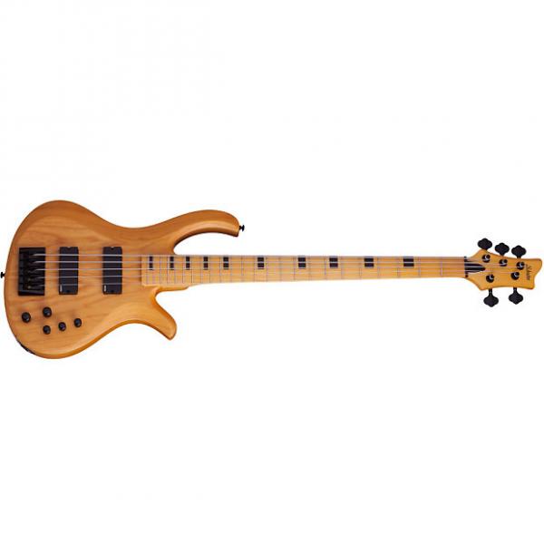 Custom Schecter Riot 5-Session Aged Natural Satin ANS *New* 5-String Bass + FREE GIG BAG #1 image