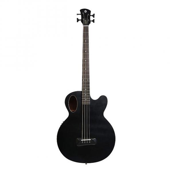 Custom Spector Timbre Series Acoustic Electric Bass Guitar Black #1 image