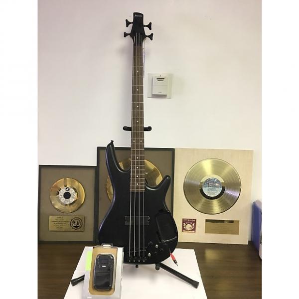 Custom Ibanez SRKP4 with Korg Mini Kaoss Pad 2 Electric Bass Guitar Black #1 image