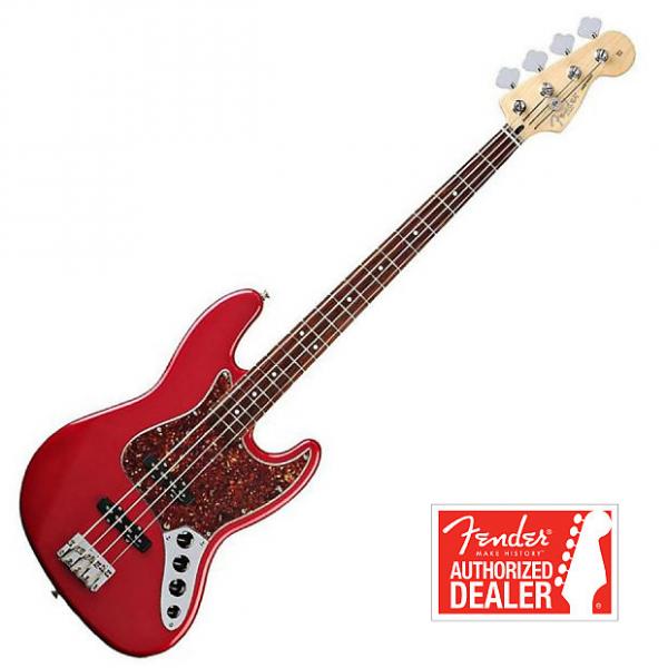 Custom FENDER Jazz Bass Deluxe Active , Rosewood Neck - Candy Apple Red | Basse FENDER Jazz Deluxe Active , Touche en Rosewood - Candy Apple Red #1 image