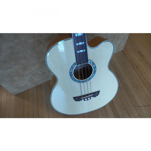 Custom DreamBow DJBF-405SCE 4 String Acoustic/Electric Bass W/HSC #1 image