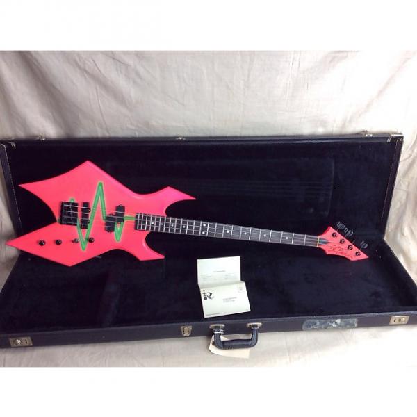 Custom Vintage B.C. Rich Warlock Bass Guitar Rare Pink Neck-Through Made in USA 1980's Neck Thru BC Rich #1 image