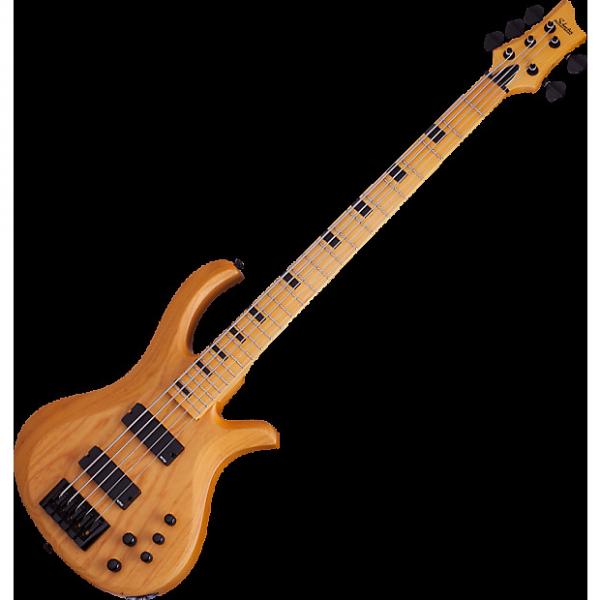 Custom Schecter Riot-5 Session Electric Bass in Aged Natural Gloss Finish #1 image