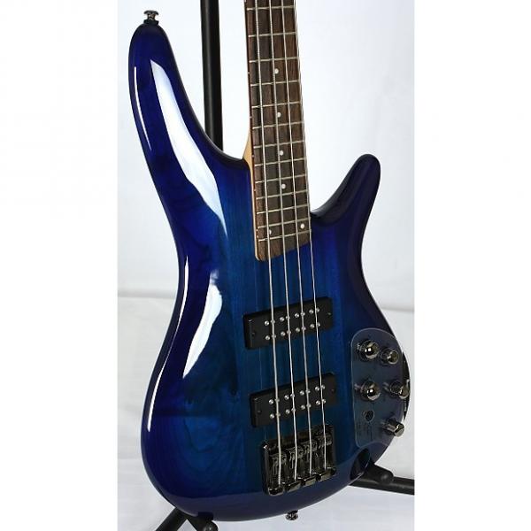 Custom Ibanez SR-370-E SR370E Active Electric Bass Guitar 2015 Sapphire Blue #1 image