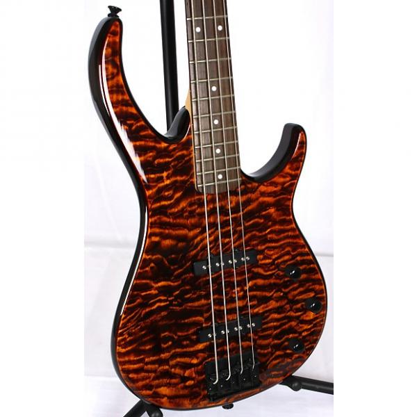 Custom Peavey Millennium BXP 4 String Electric Bass Guitar Figured Top Transparent Tiger Eye Quilted Maple #1 image