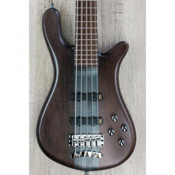 Custom Warwick German Pro Series Streamer Stage I Bass, 5-String, Nirvana Black, Active/Passive, Wenge #1 image
