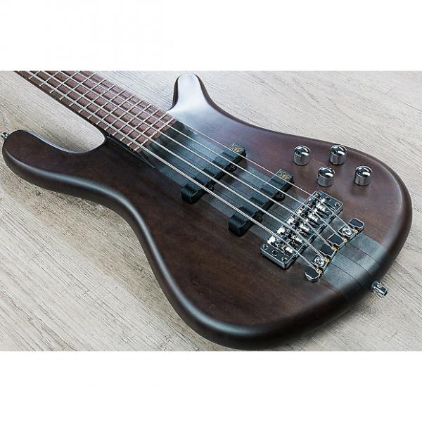 Custom Warwick German Pro Series Streamer Stage I 5-String Electric Bass, Fretted, Gig Bag - Nirvana Black #1 image