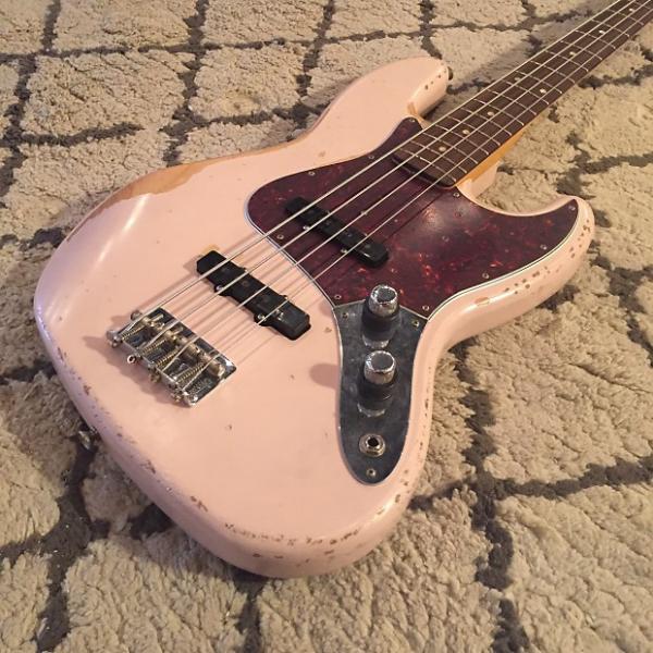 Custom Fender Jazz Flea Bass 2016 Shell Pink #1 image