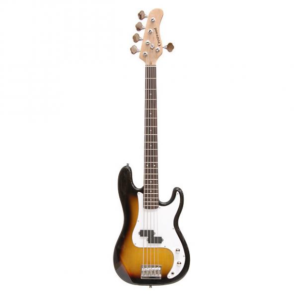 Custom Crestwood Precision 5-String Bass Sunburst #1 image
