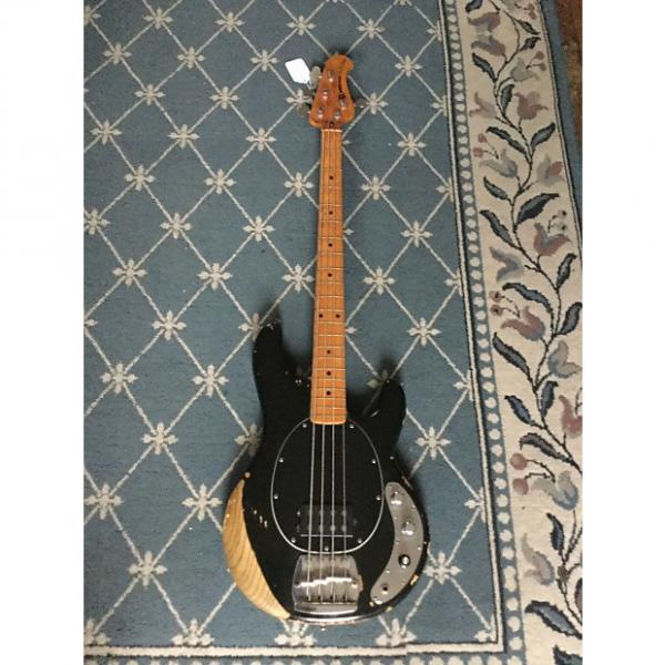Custom Music Man Stingray Bass Guitar 1977 Black #1 image