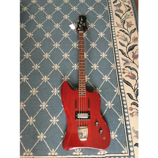 Custom Guild Jet Star Bass Guitar 1966 Cherry #1 image