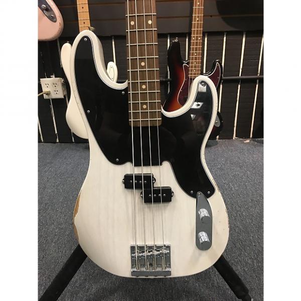 Custom Fender  Mike Dirnt Precision Bass 2016  Trans white #1 image