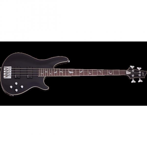 Custom Schecter Damien Platinum-4 Electric Bass Satin Black #1 image