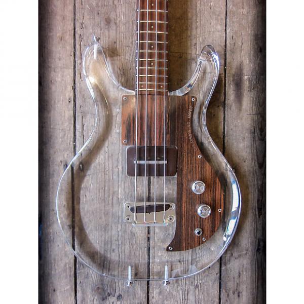 Custom 1970 Ampeg Dan Armstrong Lucite Bass Transparent #1 image