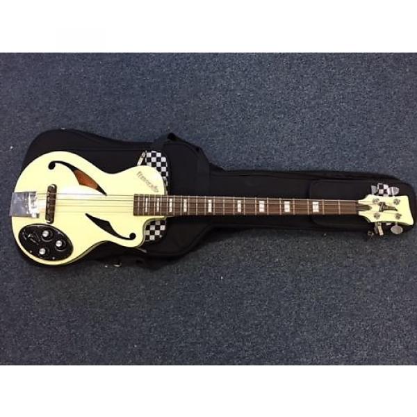 Custom Italia Maranello Z Bass guitar – Cream - Inc Italia Gig bag - B Stock Bargain #1 image