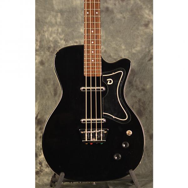 Custom Danelectro 56 Singlecut Bass  2016 Black Gloss w Deluxe Gigbag Included &amp; FREE Shipping #1 image