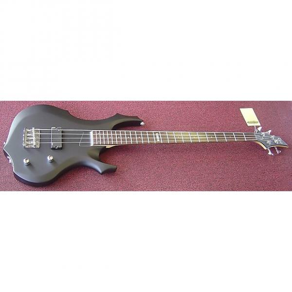 Custom ESP LTD F54BLKS 4-String Bass Guitar (Flat Black) #1 image