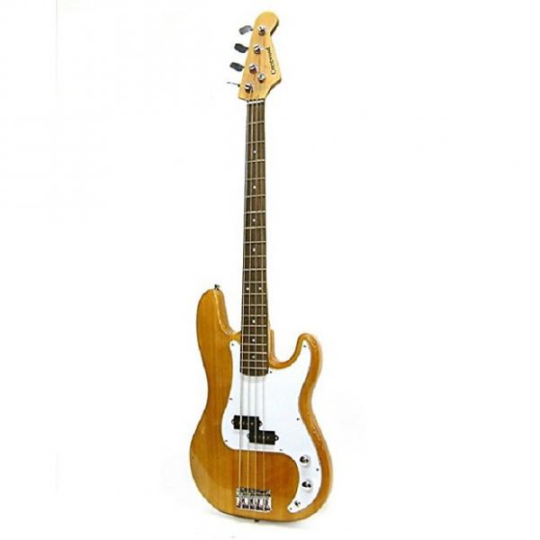 Custom Crestwood PB970N 4-String Bass Guitar Natural #1 image