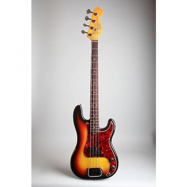 Custom Fender  Precision Bass Solid Body Electric Bass Guitar (1966), ser. #150725, black tolex hard shell case. #1 image