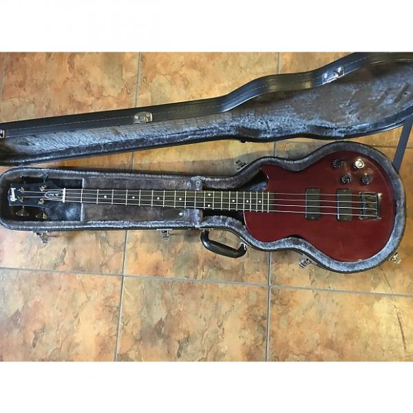 Custom Gibson Les Paul Bass Guitar Electric Set Neck Active w/ Hard Shell Case NICE USA #1 image