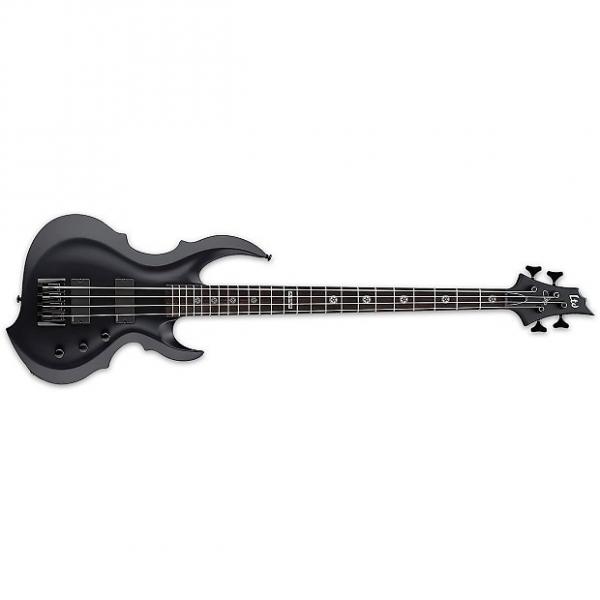 Custom ESP/LTD Tom Araya Signature Series TA-604 FRX Electric Bass (Black Satin)  - LTA604FRXBLKS #1 image