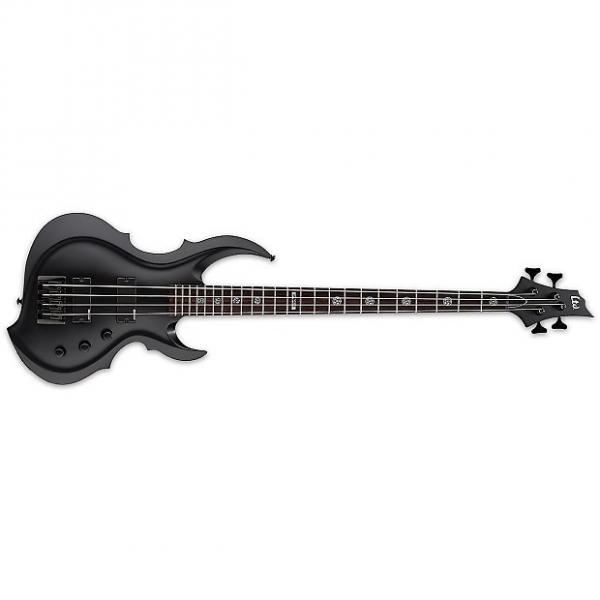 Custom ESP/LTD Tom Araya Signature Series TA-204 FRX Electric Bass (Black Satin)  - LTA204FRXBLKS #1 image