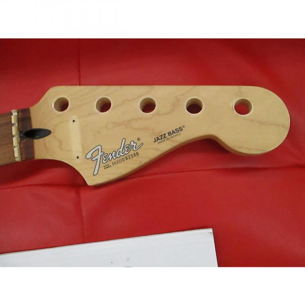 Custom Fender Jazz Bass Neck  5 string rosewood truss rod stripped selling as is #1 image
