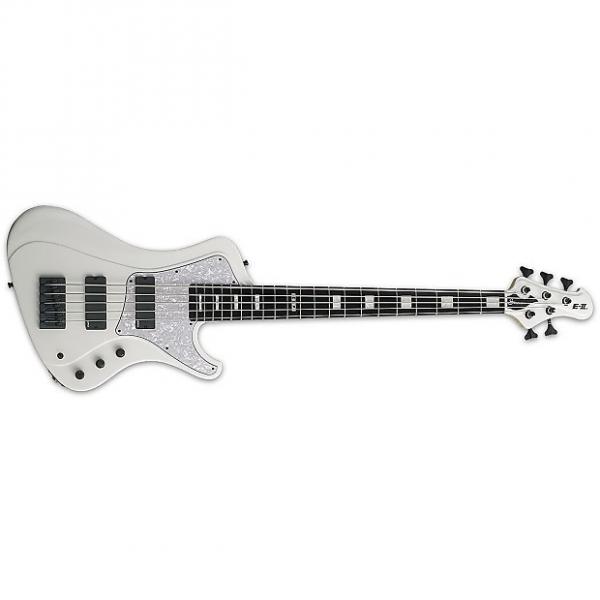 Custom ESP/LTD E-II STREAM-SL5 SNOW WHITE (EIISTREAMSL5SW) Electric Bass Guitar - EIISTREAMSL5SW #1 image