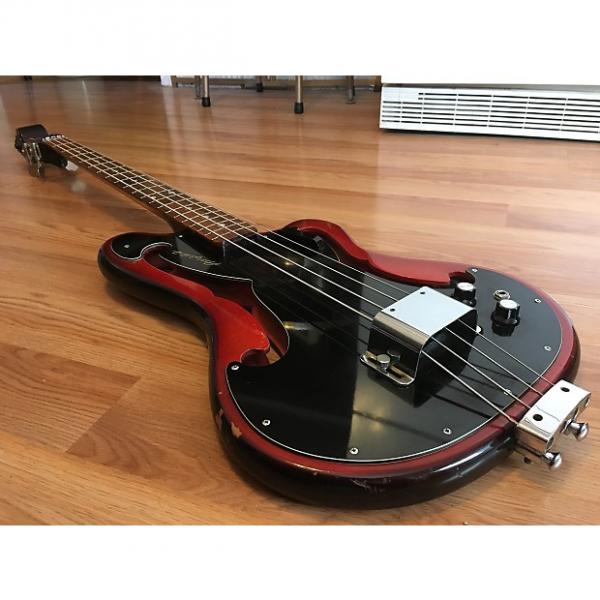 Custom 1966 Ampeg AEB-1 Scroll Bass Guitar #1 image
