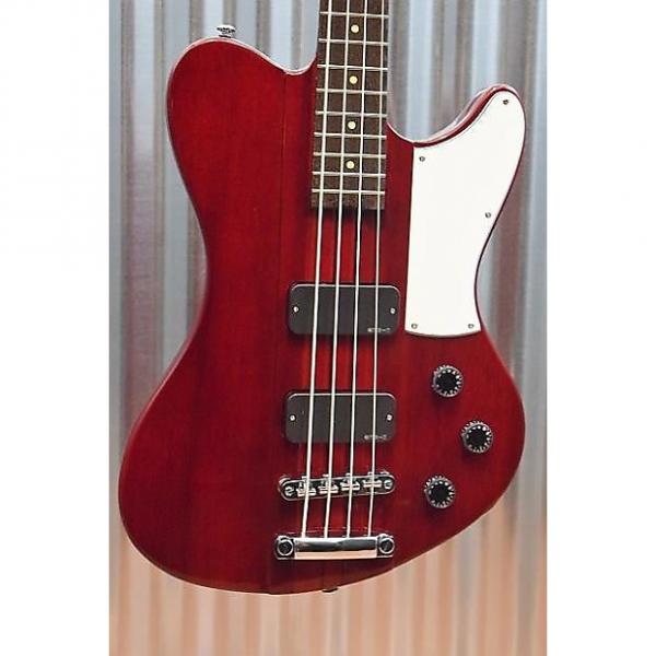 Custom Schecter Guitar Research Ultra Bass 4 String See Through Cherry Thunderbird 906 #1 image