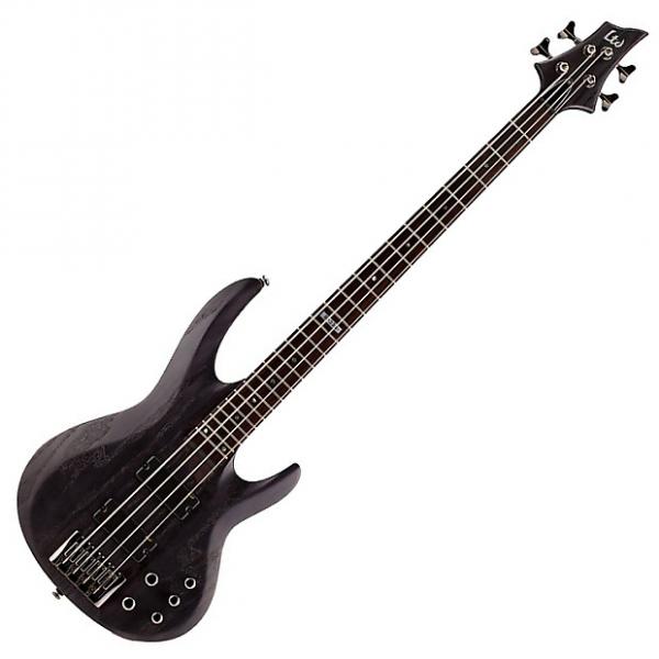 Custom ESP LTD B-334 Electric Bass in Satin Black B-Stock #1 image