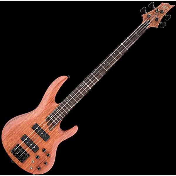 Custom ESP LTD B-1004SE Bubinga Top Electric Bass in Natural Satin B-Stock #1 image