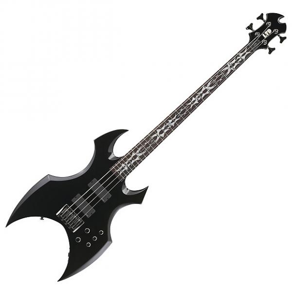 Custom ESP LTD AX-404 Electric Bass in Black B-Stock #1 image