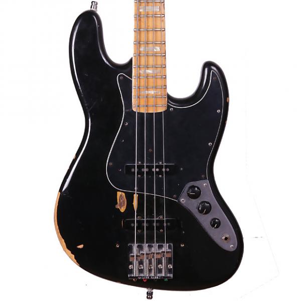 Custom 1975 Fender Jazz Bass - Black (refin) #1 image