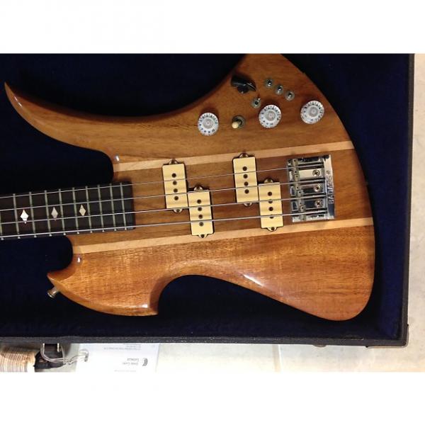 Custom BC RICH Neck Through Mockingbird Bass &quot;LongHorn&quot; 80's Koa Maple #1 image