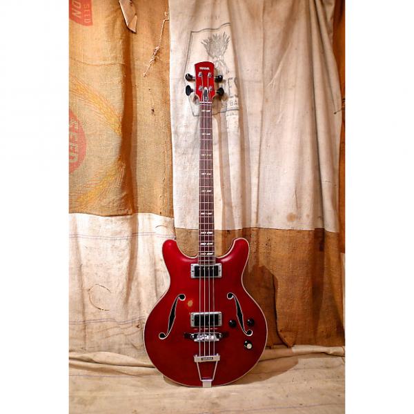Custom Yamaha SA-70 Bass Guitar 1970's Cherry Red #1 image